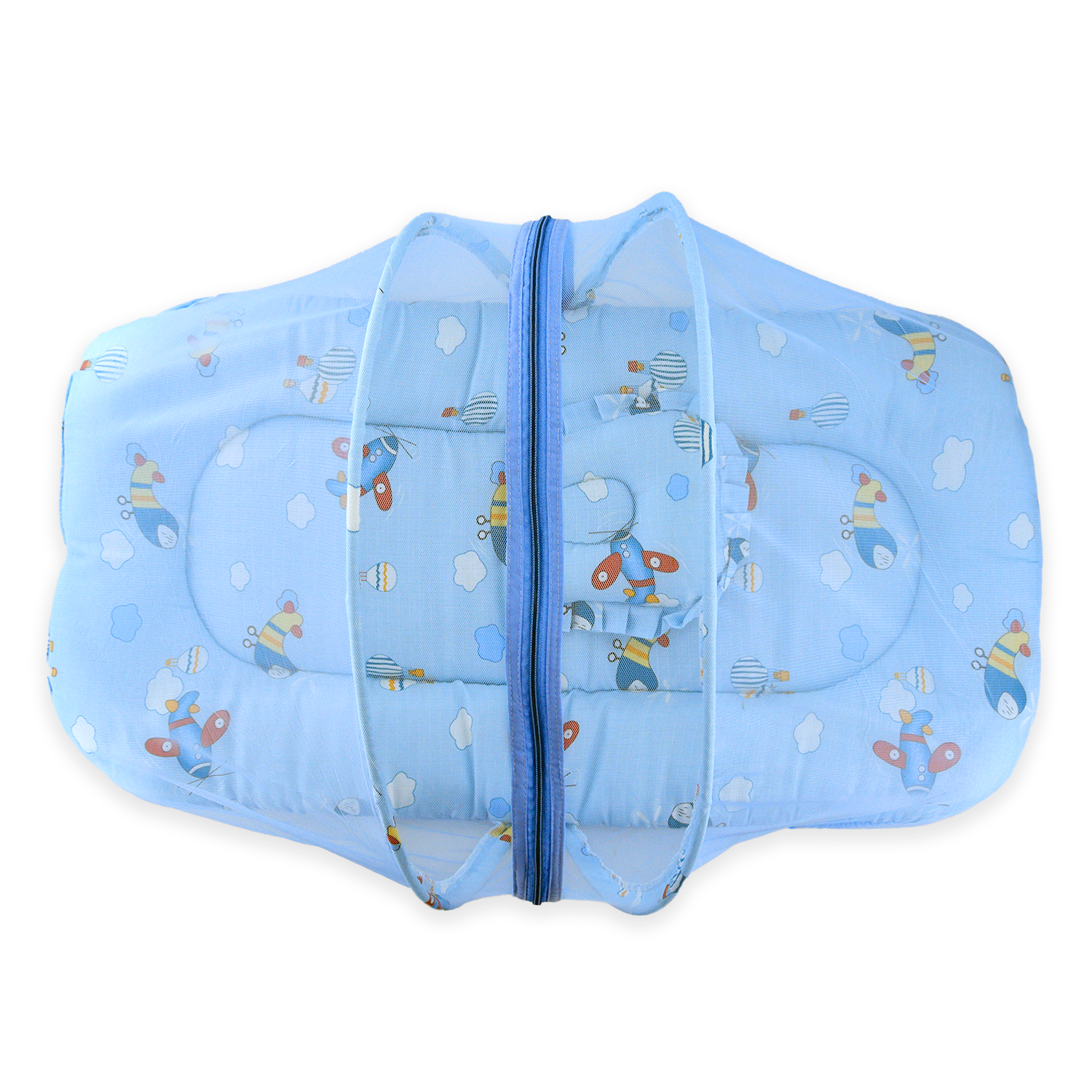 Tent Mattress Set with Neck Pillow Catch Me If You Can Blue