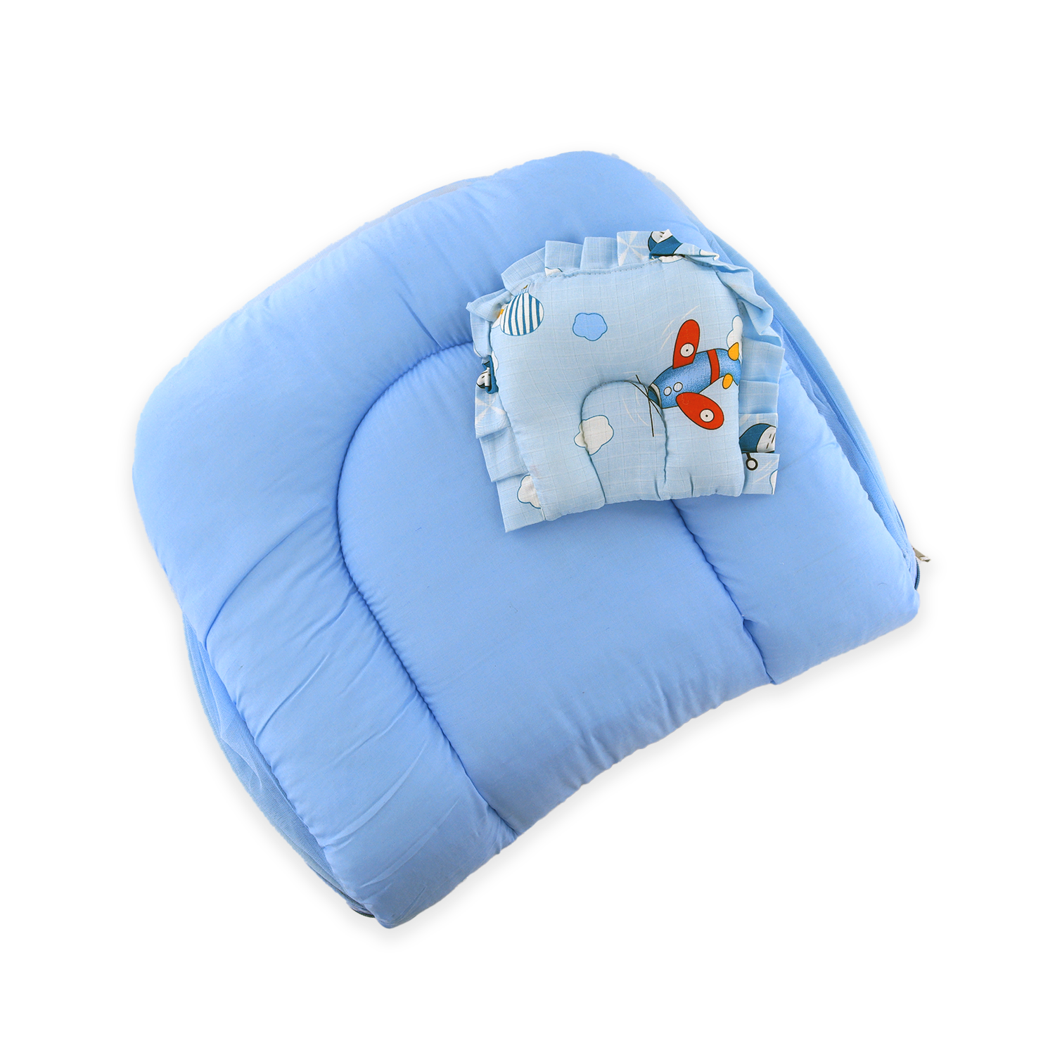 Tent Mattress Set with Neck Pillow Catch Me If You Can Blue