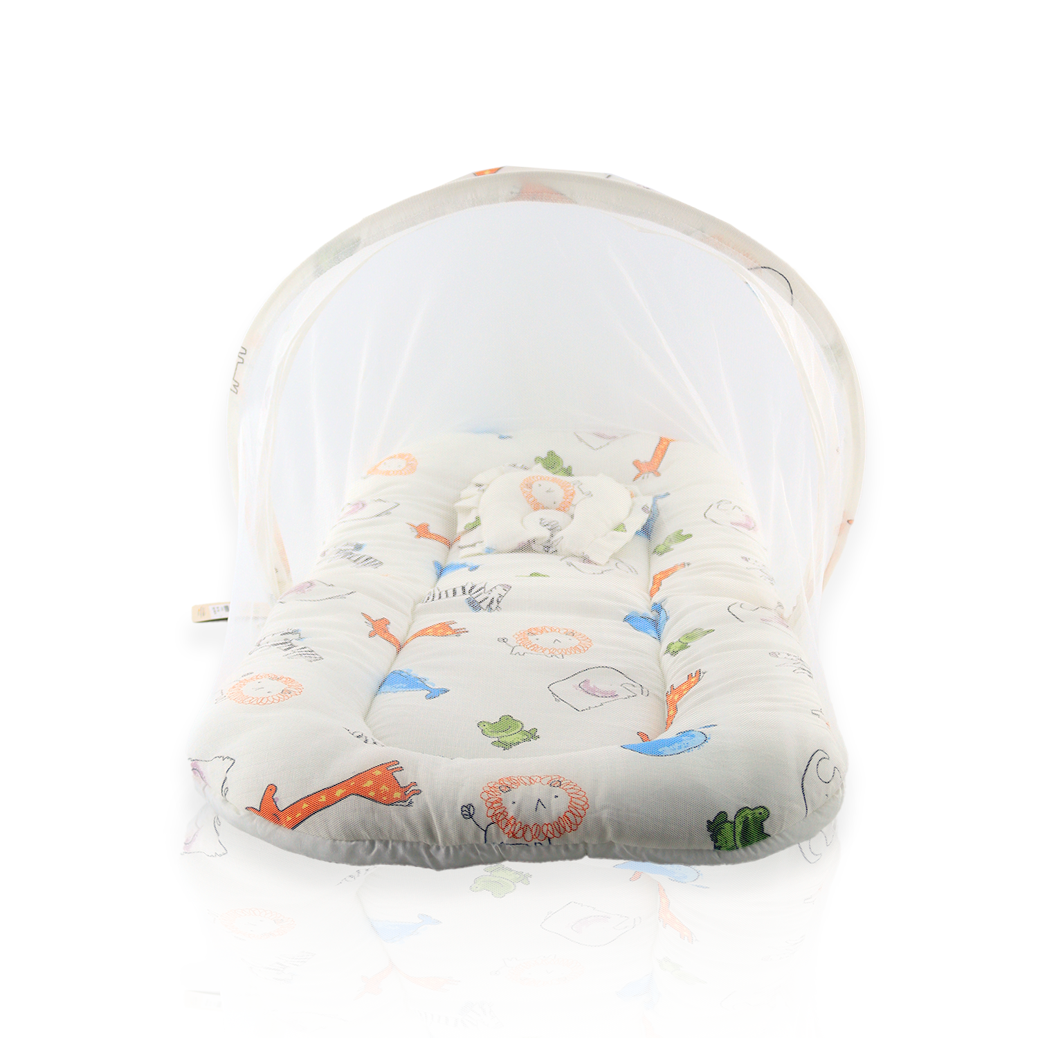 Cotton Infants Washable New born Baby bedding set With Mosquito Net And Pillow Mosquito Net