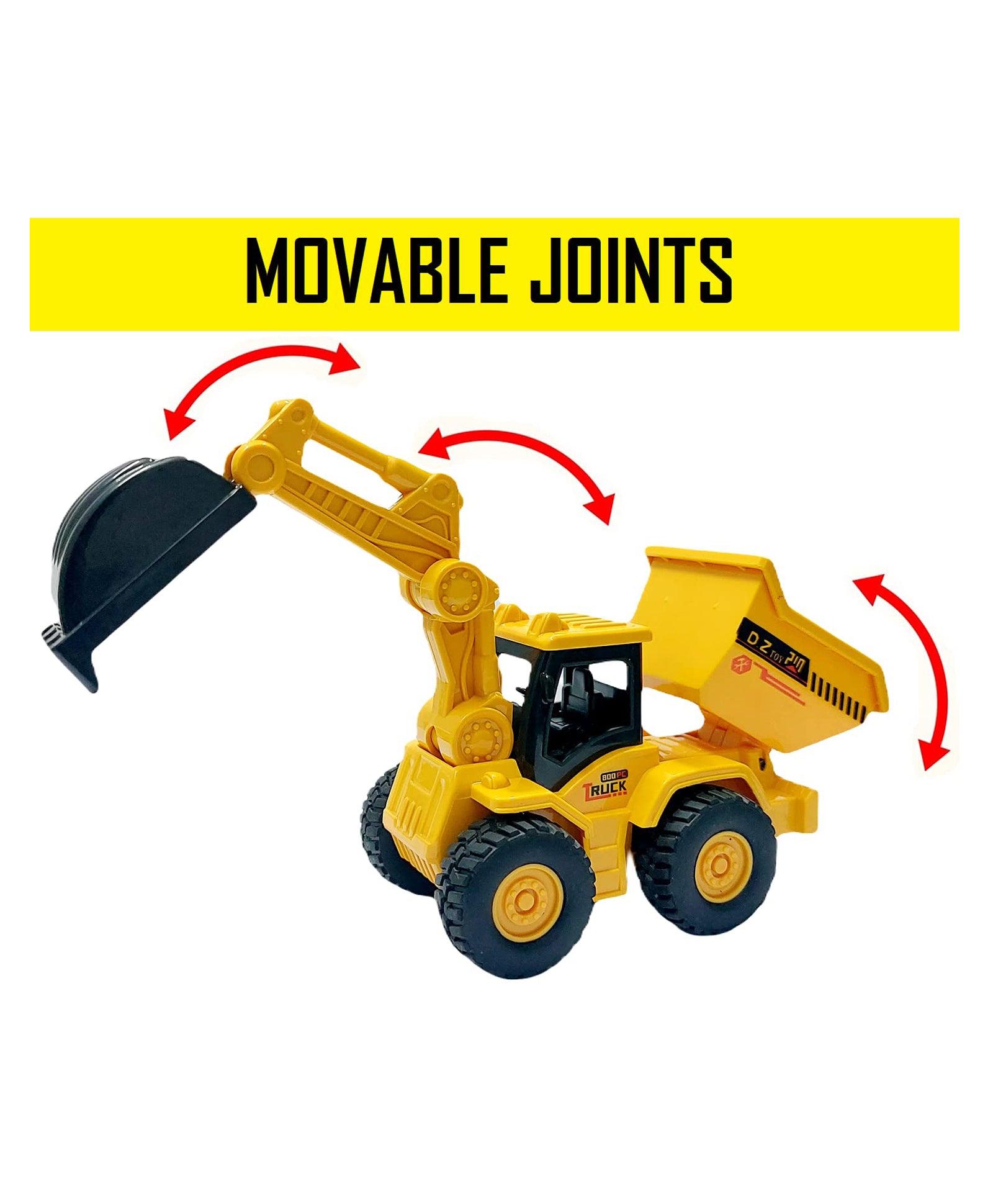 Friction Powered Construction Vehicles Pack of 2