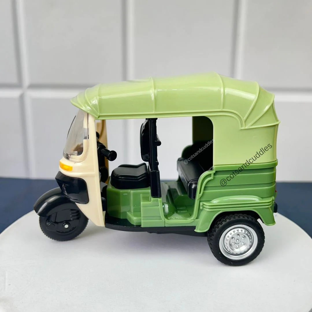 Auto Rickshaw Adventure: Pull-Back Toy and Endless Fun for Kids