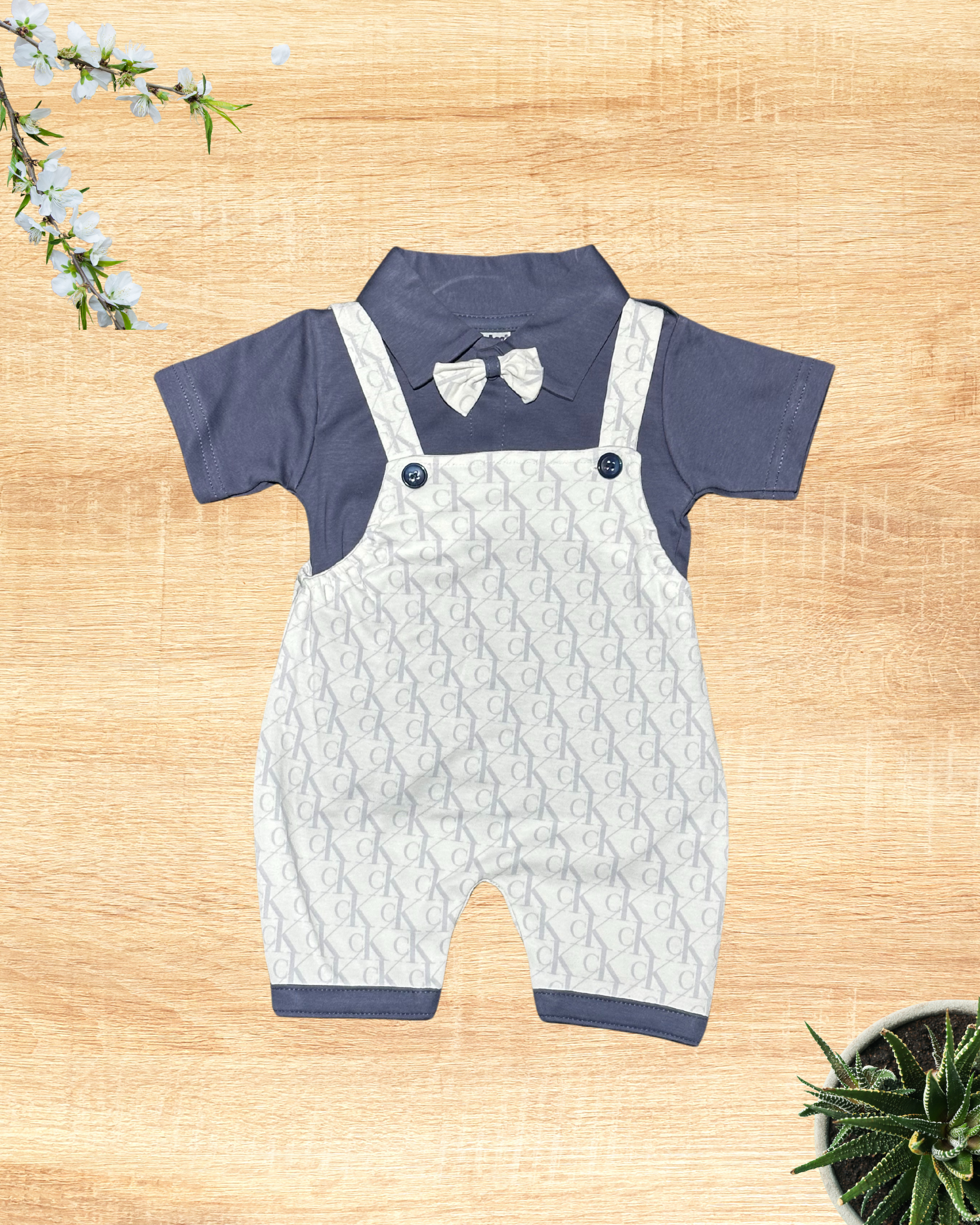 Newborn Baby Boy Baba Suit – 0-9 Months