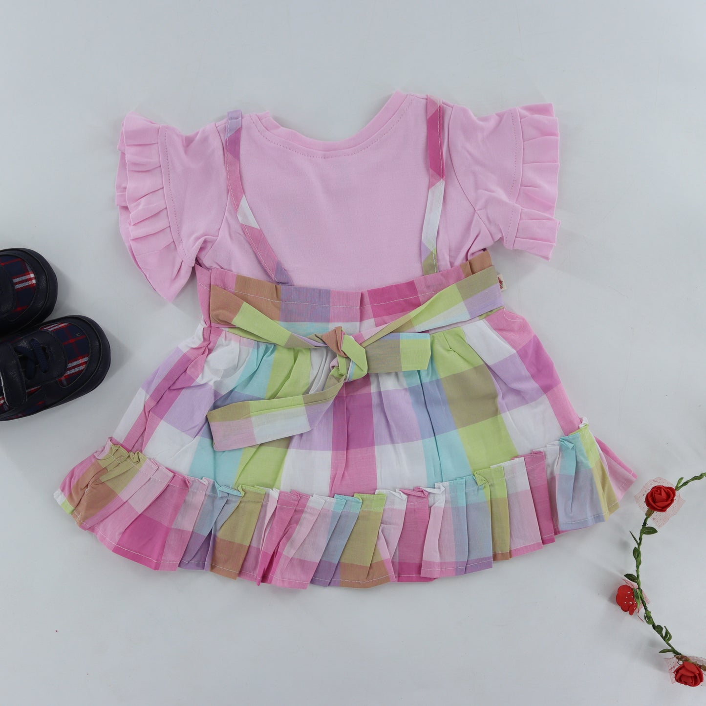 Littleista Girl Boho Girl Easter Toddler Colorful Summer Dress