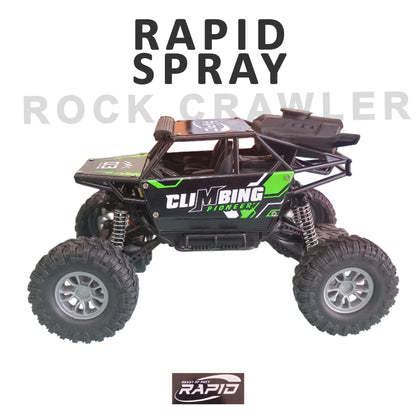 Rock Crawler Scale 4Wd Rally Car The Mean Machine Remote Control Rock Crawler 4X4 High Speed Rechargeable Off-Road Monster Truck|Rock Climbing Car for Boys-Multicolor