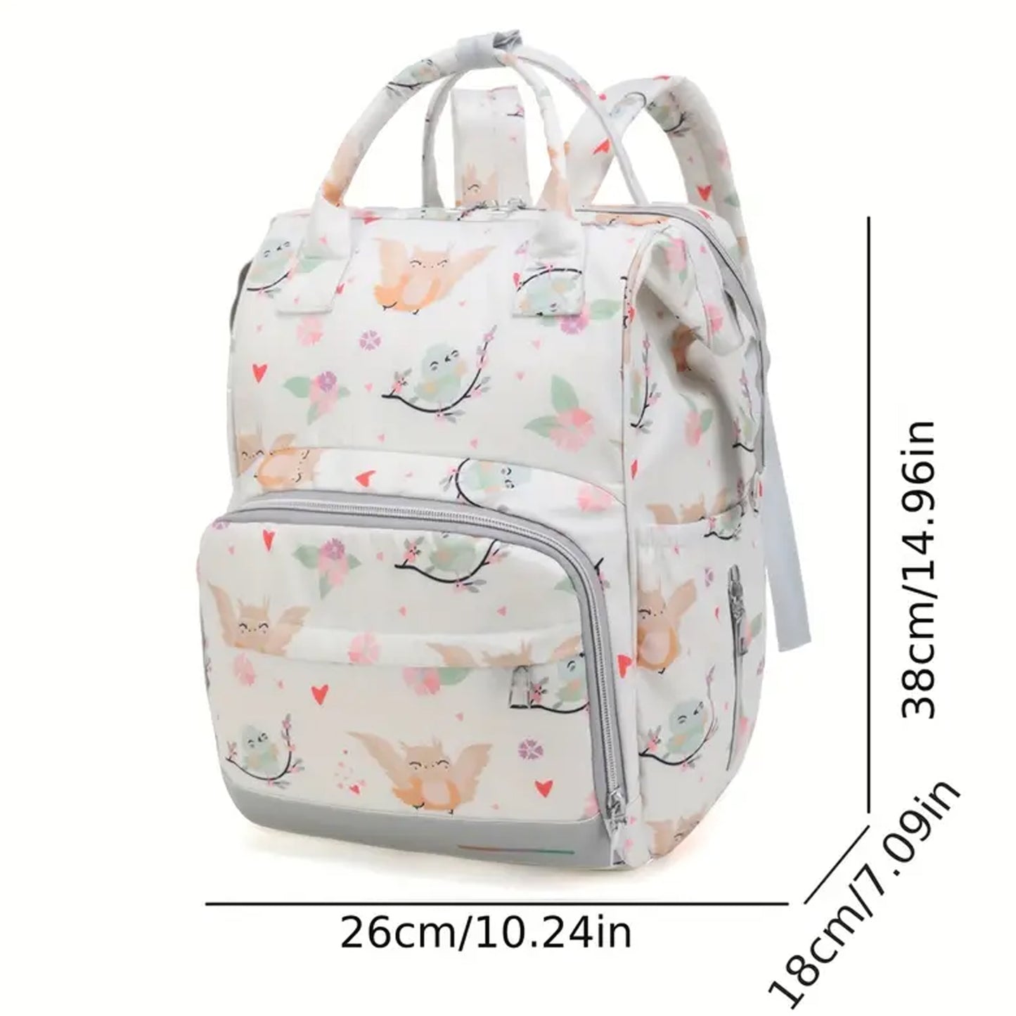 New Diaper Bag for Mothers Stylish Big Size  | Waterproof Diaper Tote with Large Capacity Bottle Insulation for Mom and Dad