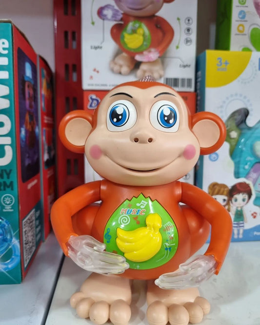 Dancing Glow Monkey Toy with Lights and Music Infant Early Educational Toys for Toddler and Babies-Baby Toys for 1-3 Year Old Boy Girl