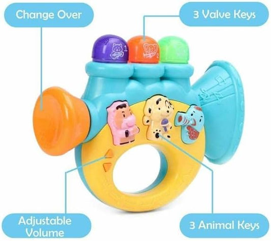 Baby Musical Toy Light Up Toy For Babies Trumpet Eucational Toys