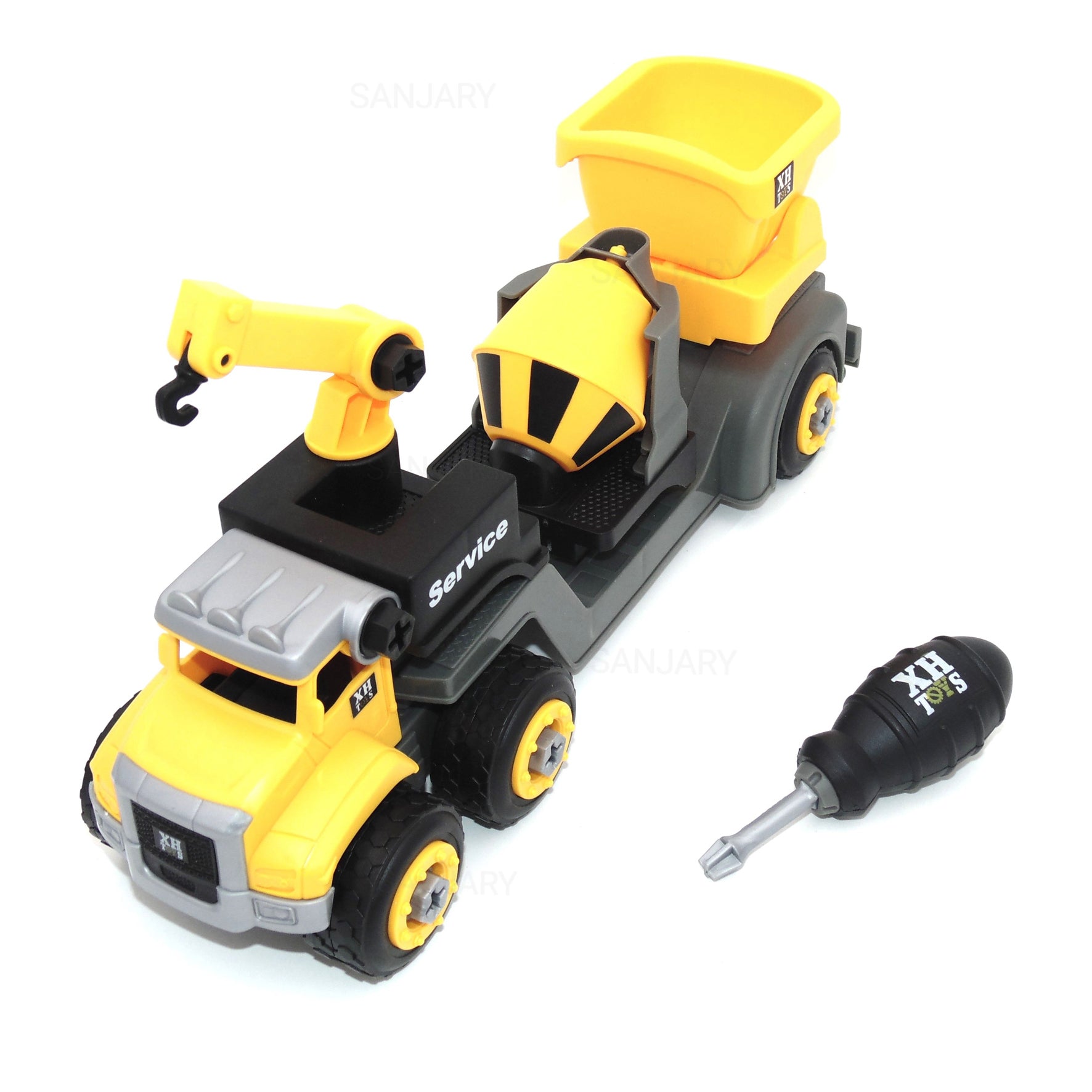 Detachable Engineering Vehicle Car Set Styling Toys DIY Model Combination Manual Disassembly Screw Assembly Car Boy Toy Gift