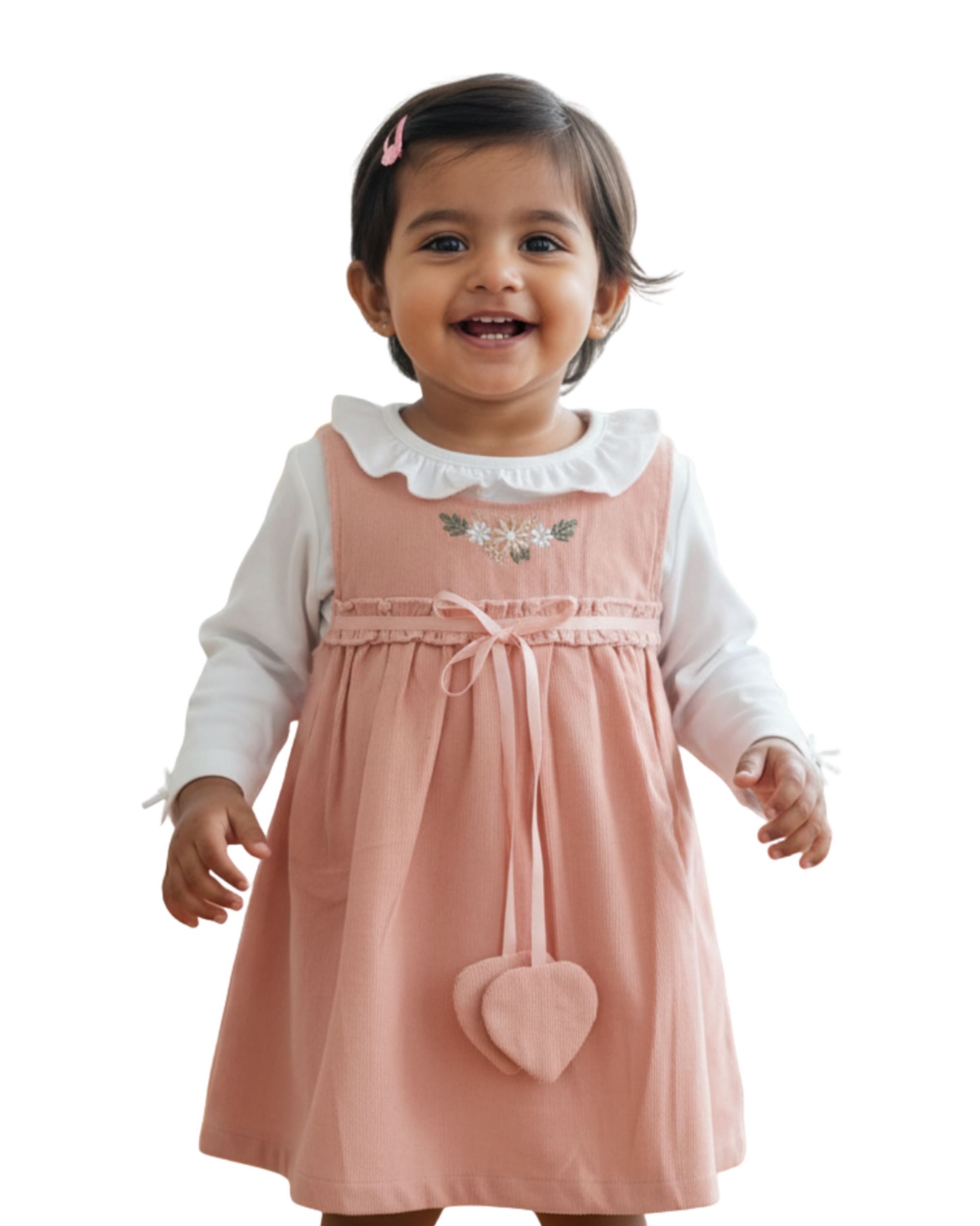 Baby Girl Pinafore Dress – Soft Cotton Frock