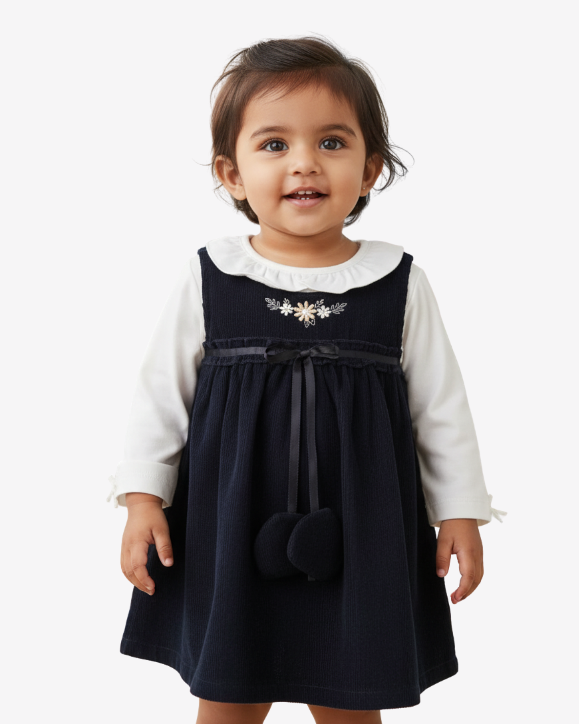 Baby Girl Pinafore Dress – Soft Cotton Frock