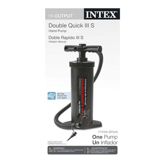 Intex Double Quick III S Hand Pump, 14.5