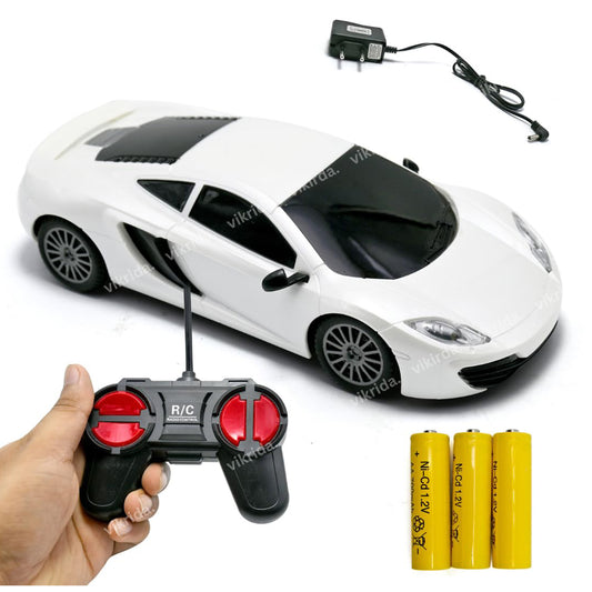 RC Car with Led Lights Full Function Car, Rechargeable Racing Car for Kids with Remote Control - Multi Color