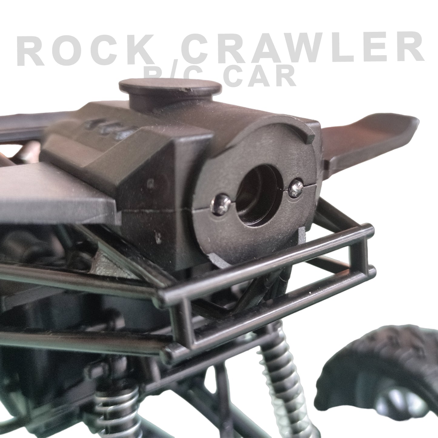 Rock Crawler Scale 4Wd Rally Car The Mean Machine Remote Control Rock Crawler 4X4 High Speed Rechargeable Off-Road Monster Truck|Rock Climbing Car for Boys-Multicolor
