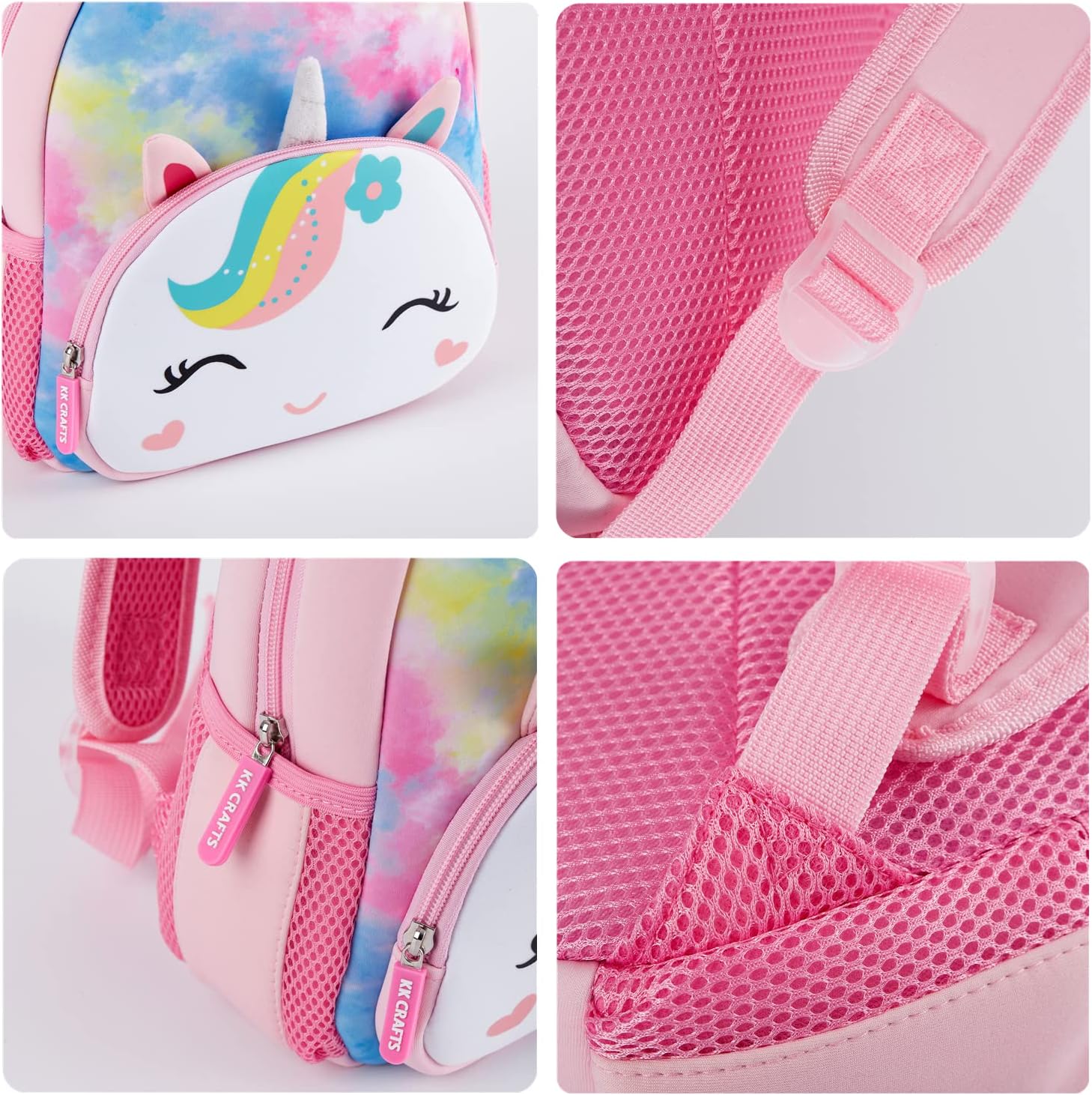 Preschool Backpack Toddler Neoprene Animal Waterproof Schoolbag Lunch backpack for Kids Boys & Girls