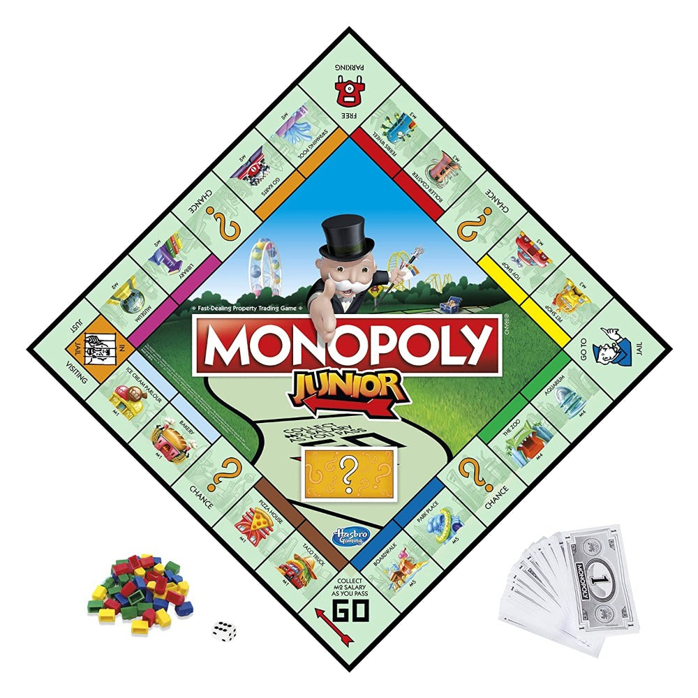 Monopoly Grab & Go Board Game, Games & puzzles for Families and Friends, Toys for Kids, Boys and Girls Ages 8 and Up, Games for 2 - 4 players