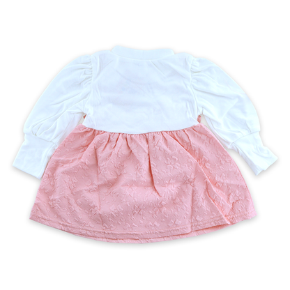 Toddler Baby Girl Easter Dress Long Sleeve Top Bunny Skirt Fake Clothes