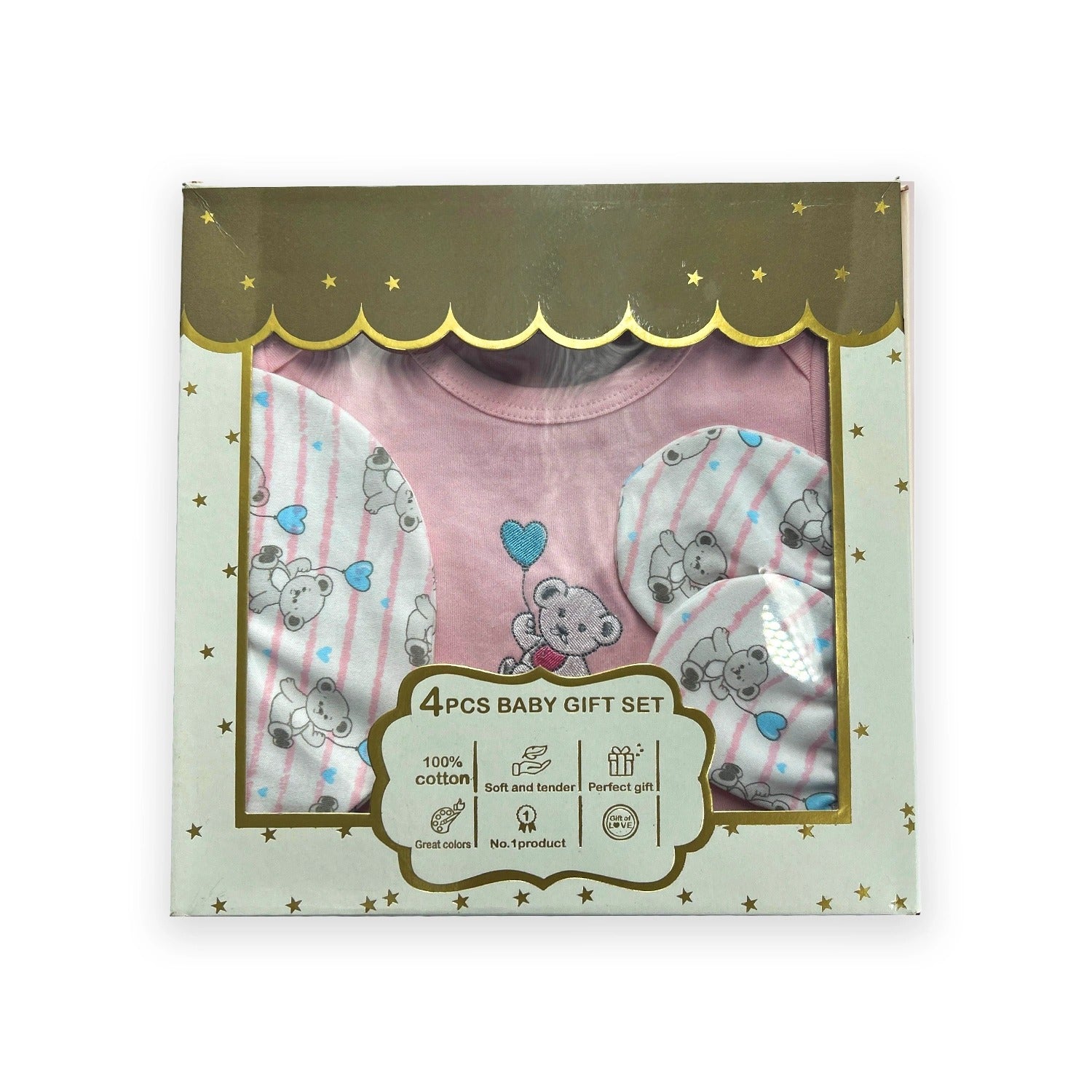kidonex 4-Piece Newborn Showel Gift Set