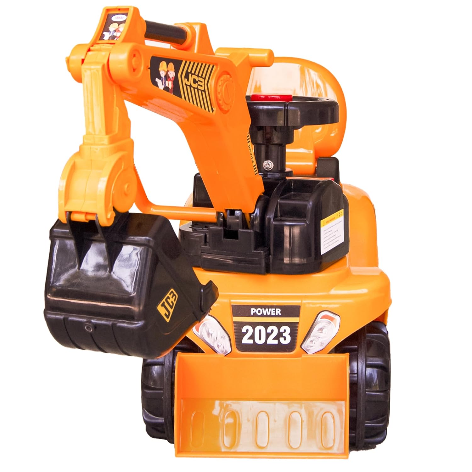 KIDONEX Ride-On Excavator Construction Toy for Kids
