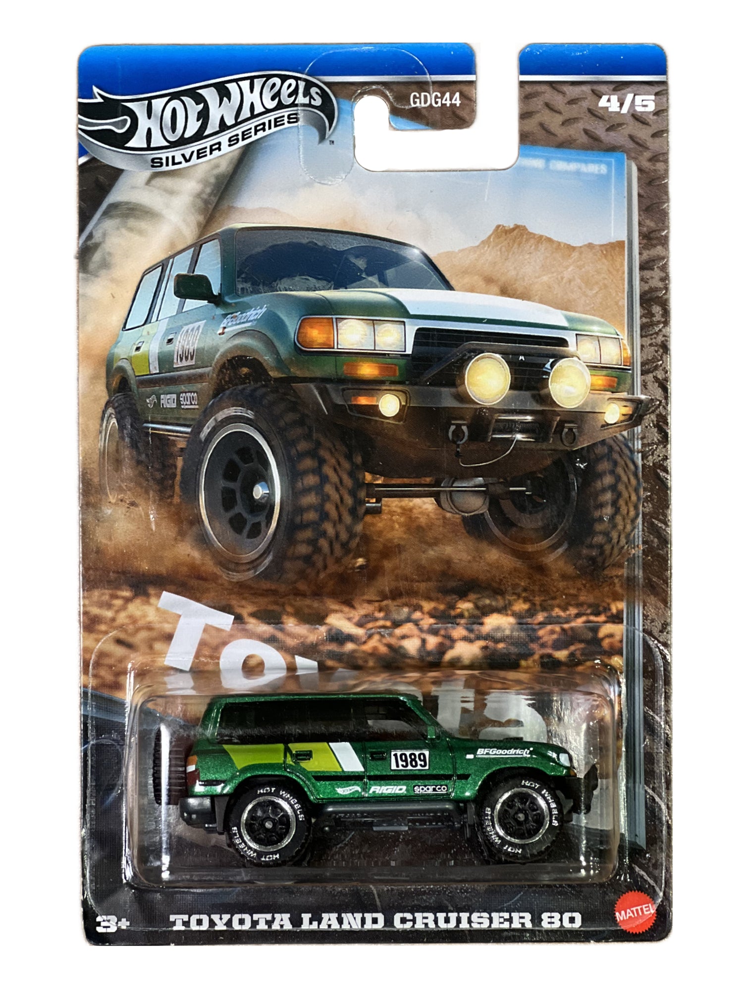 kidonex Hot Wheels Silver Series Toyota Land Cruiser 80 Die-Cast Car