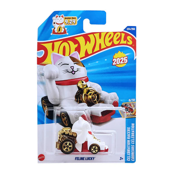 Hot Wheels Feline Lucky – Celebration Racers / Coureurs Célébrations Series
