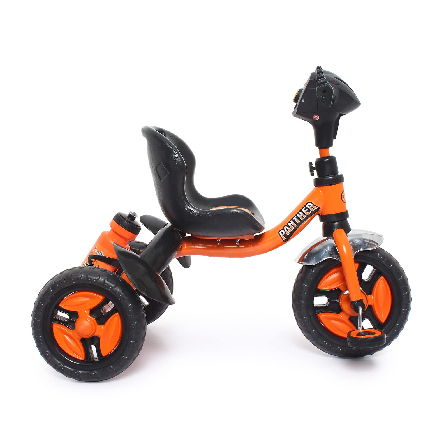 Fun Ride Kids Tricycle Panther for 2 to 5 Years-Plug and Play Baby Trike with Music and Lights-Tricycles for Kids with Eva Wheels