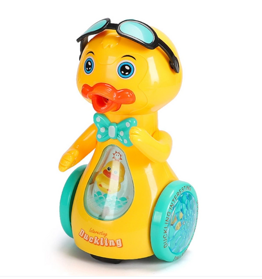Musical Duckling Toys for Kids with Flashing Lights Walking Flapping Real Dancing Action Fun Play Intersitting Baby Duck Boys & Girls Kids