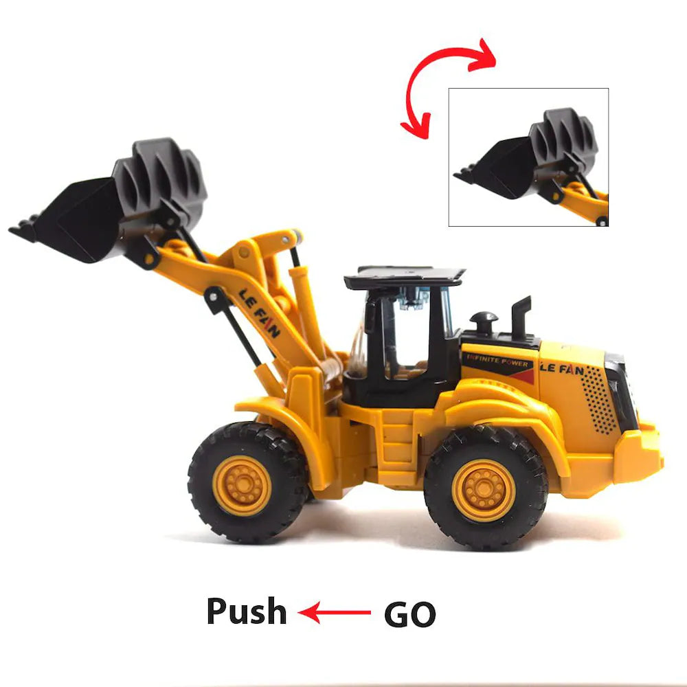 ATRI Plastic Construction Small Excavator Truck Toy for Kids Pack of 1
