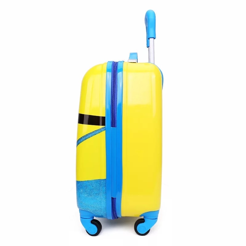 Light Weight Mini Printed Trolley Suitcase Bag(Minion Pattern)