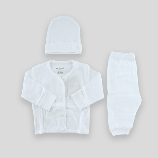 New Born Daily Wear Cloth Set (3Psc)