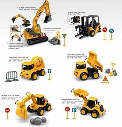 Exclusive Collection of Unbreakable Construction Engineering Friction Power Toy