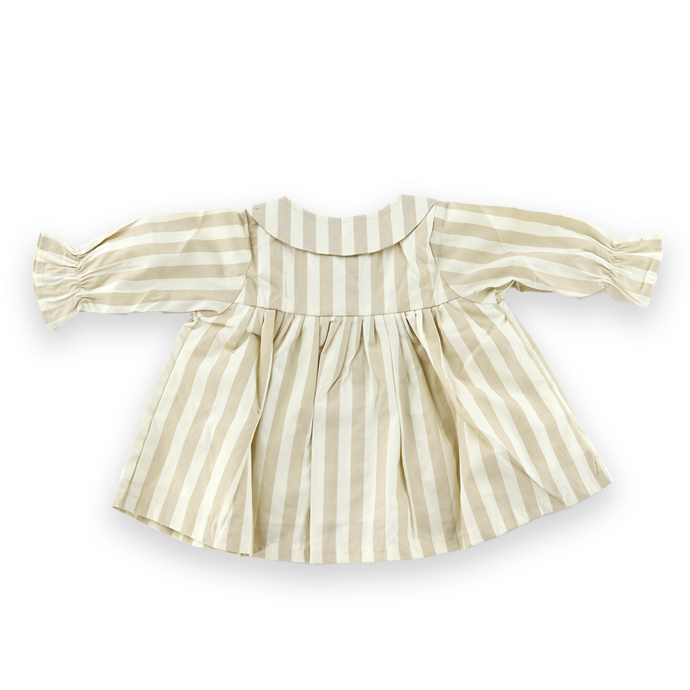 Baby Girl Striped Frock Full Sleeve