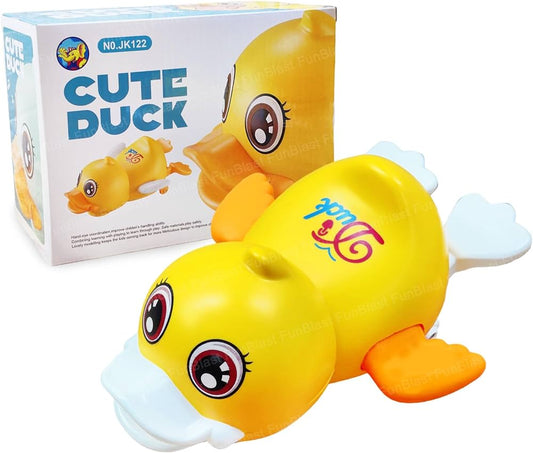 Cute Duck Toy with Flashing Lights and Music, B/O 360 Degree Rotating Robot Duck Toy for 3+ Years Kids, Light and Sound Toys for Children