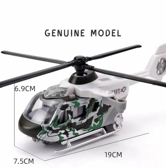 King Smart Toy Helicopter For Kids Navy Print