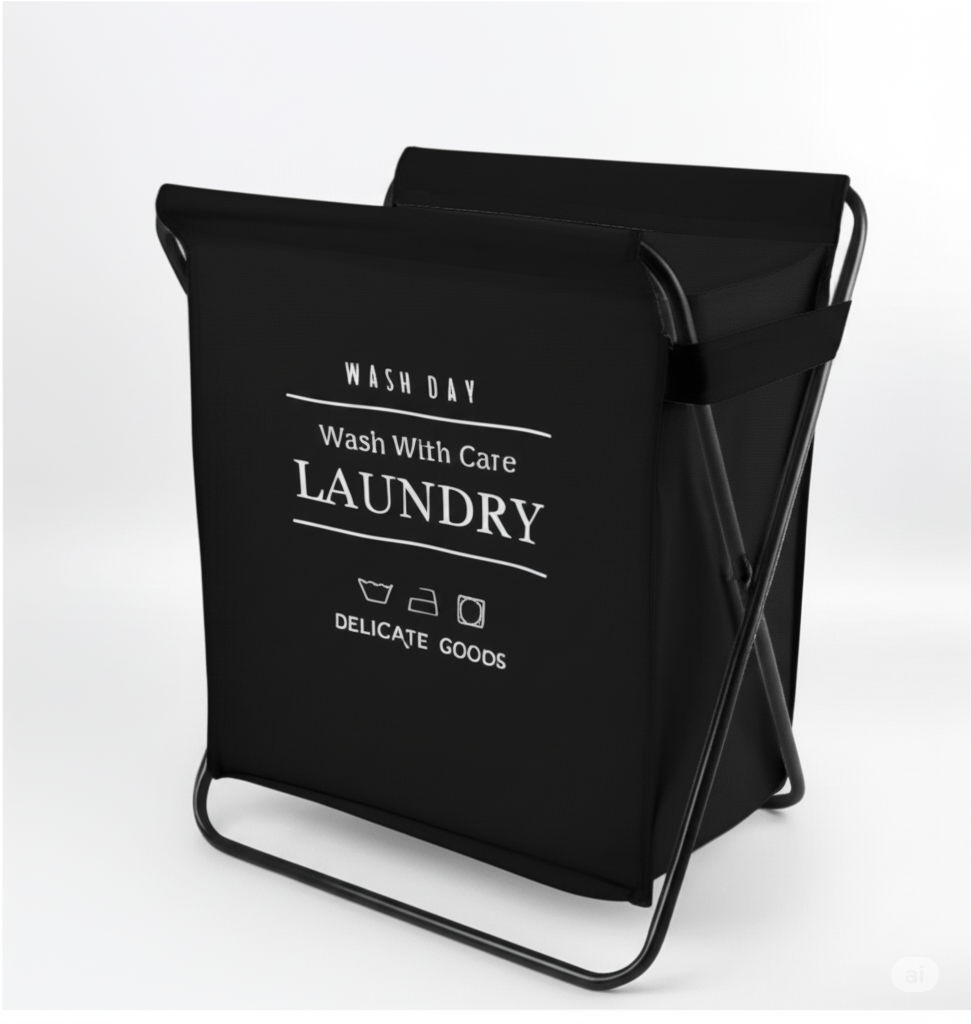 kidonex Foldable Laundry Basket Hamper with Stand