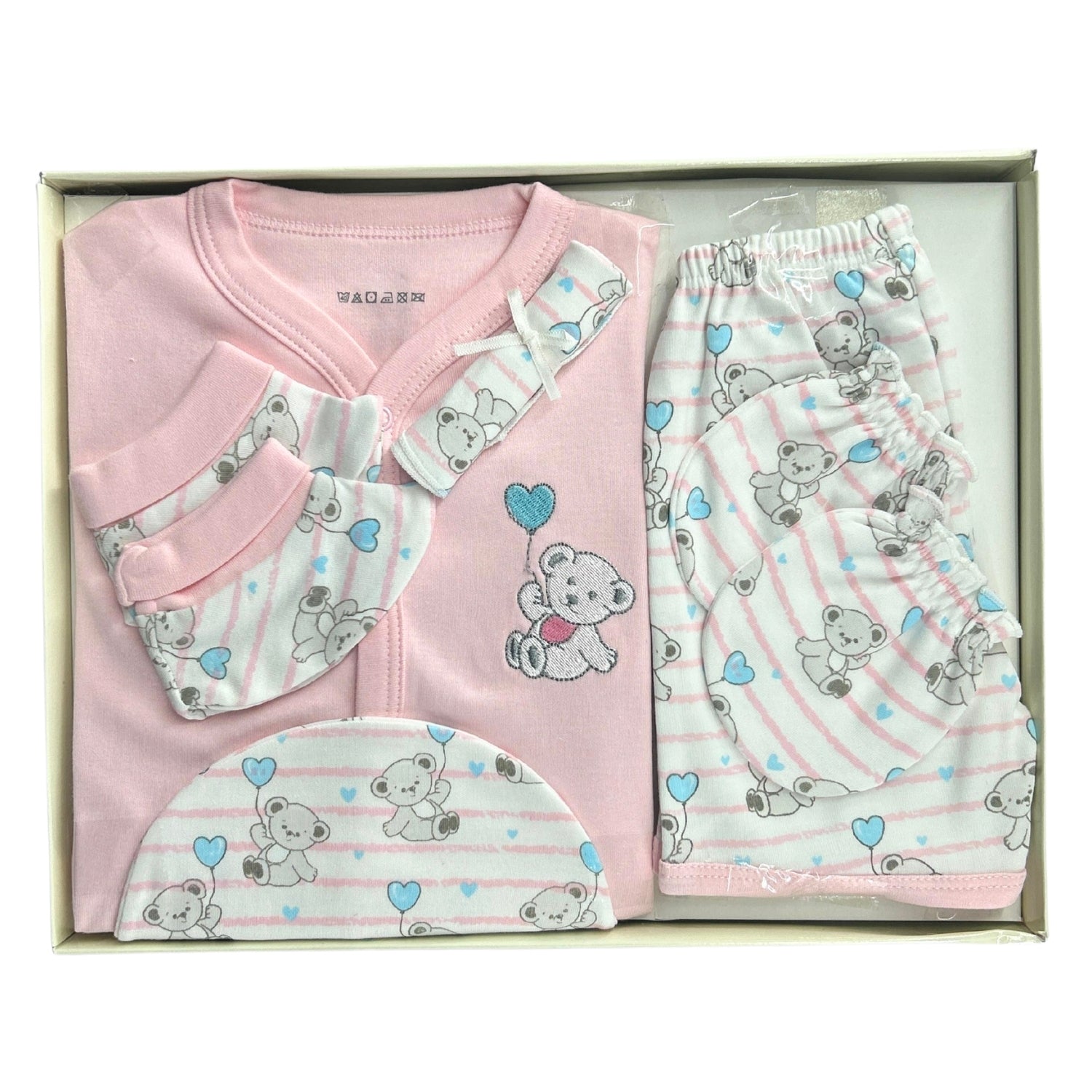 kidonex Newborn Showel Gift Box 6-Piece Set 0-6M