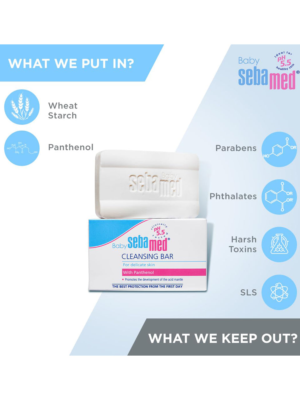 Sebamed Baby Cleansing Bar - (100 GRAM)