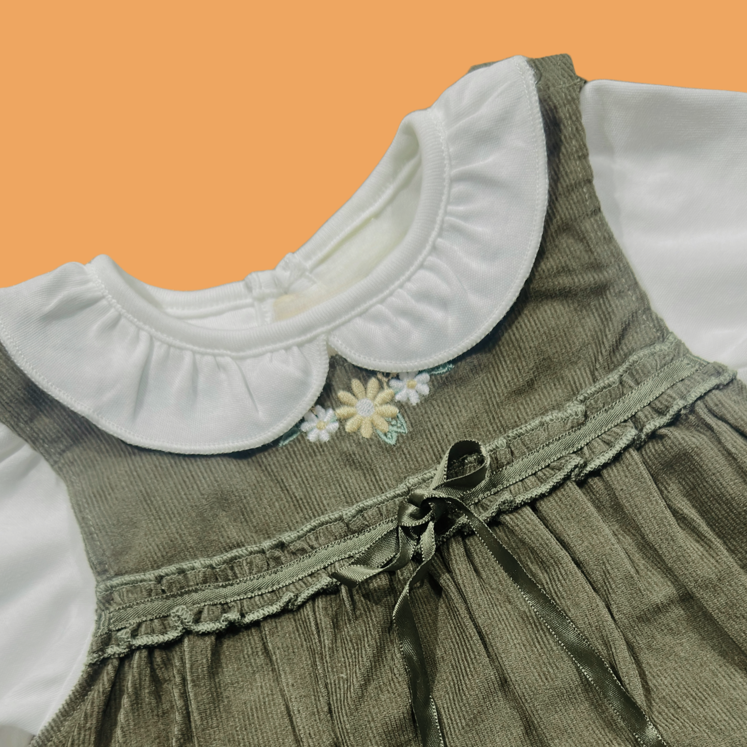 Baby Girl Pinafore Dress – Soft Cotton Frock
