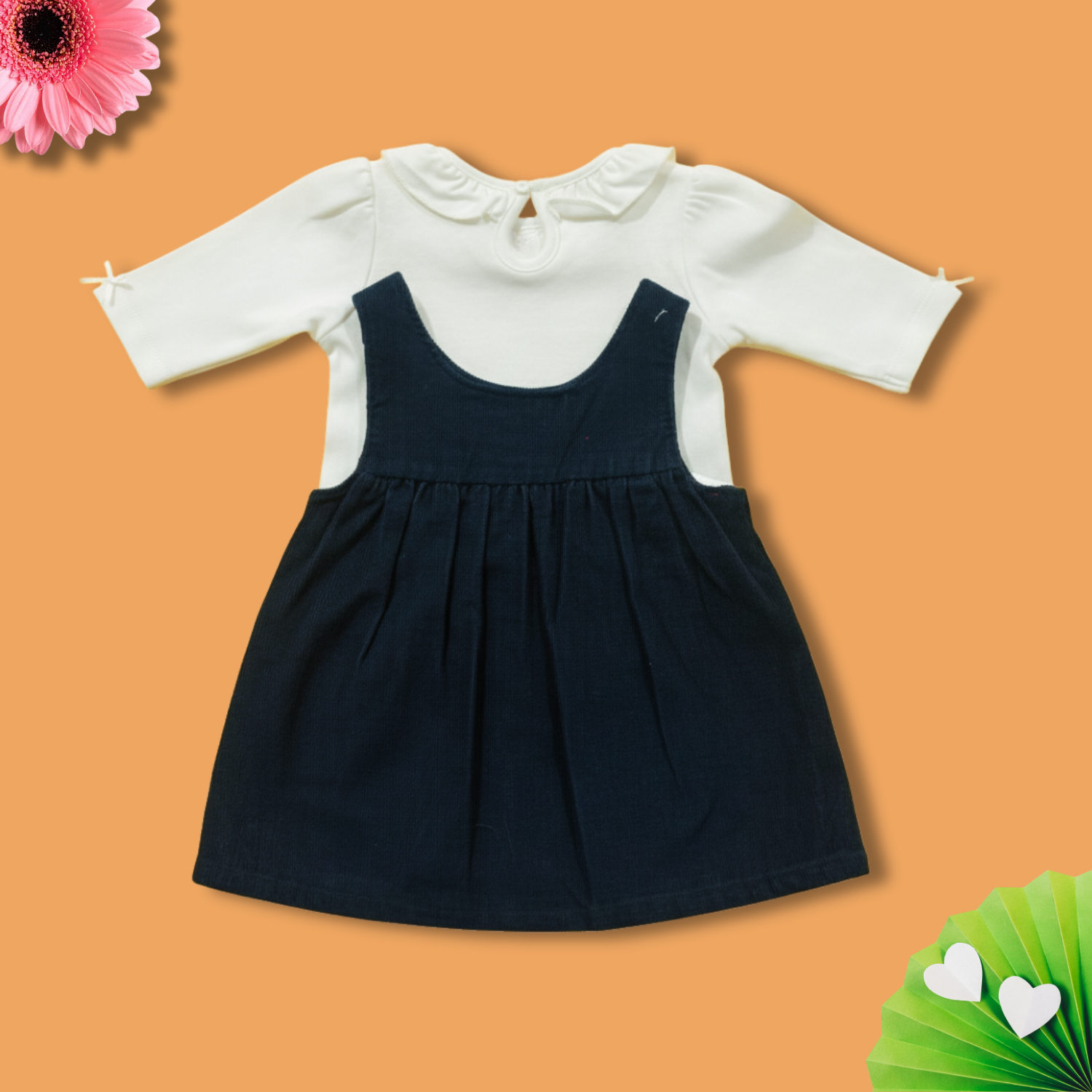 Baby Girl Pinafore Dress – Soft Cotton Frock