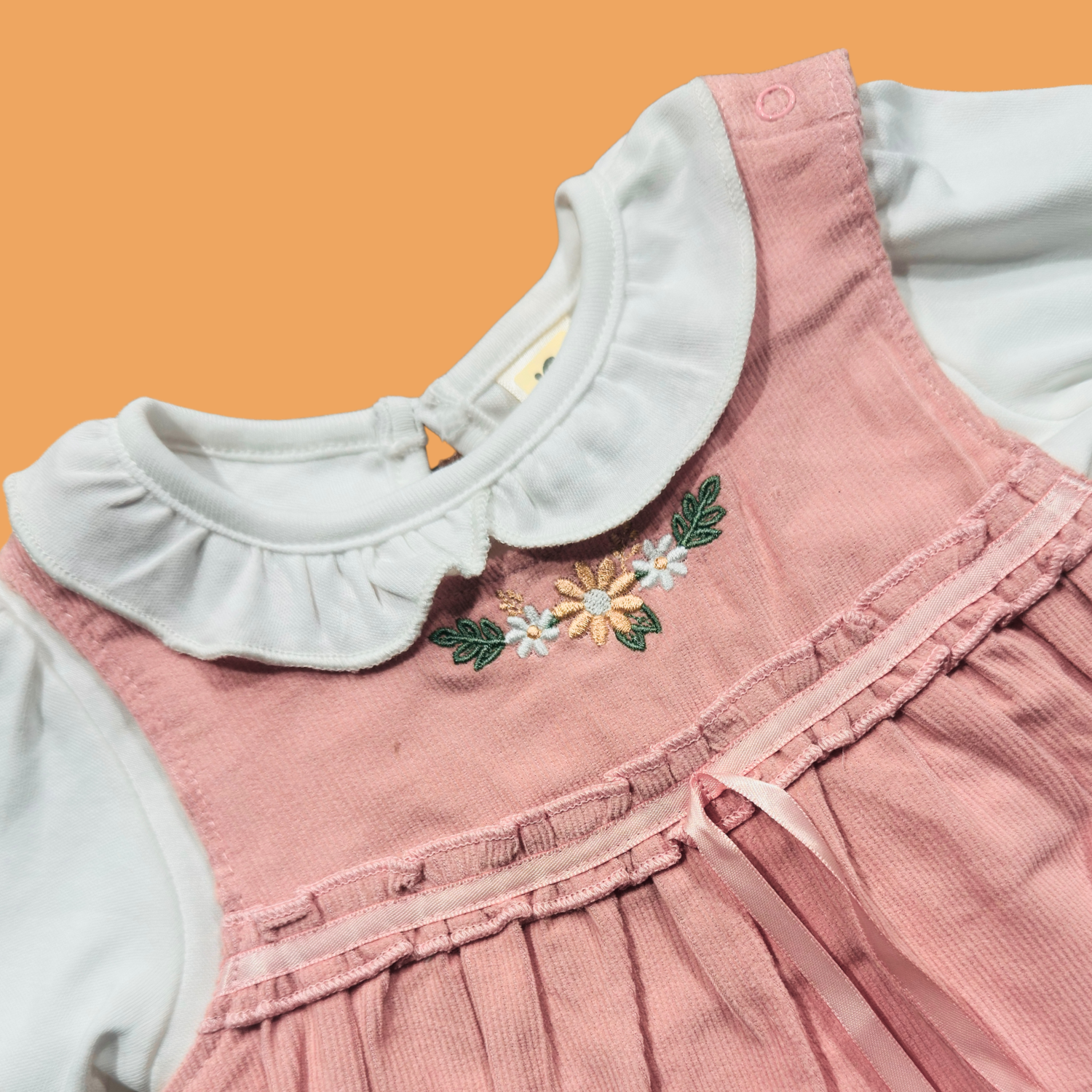Baby Girl Pinafore Dress – Soft Cotton Frock