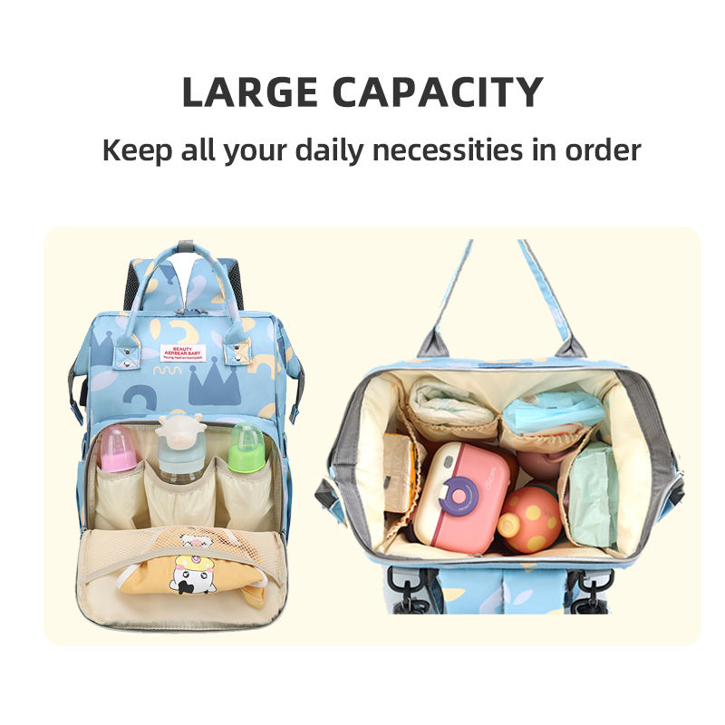kidonex Multifunctional Baby Diaper Backpack with USB Charging Port