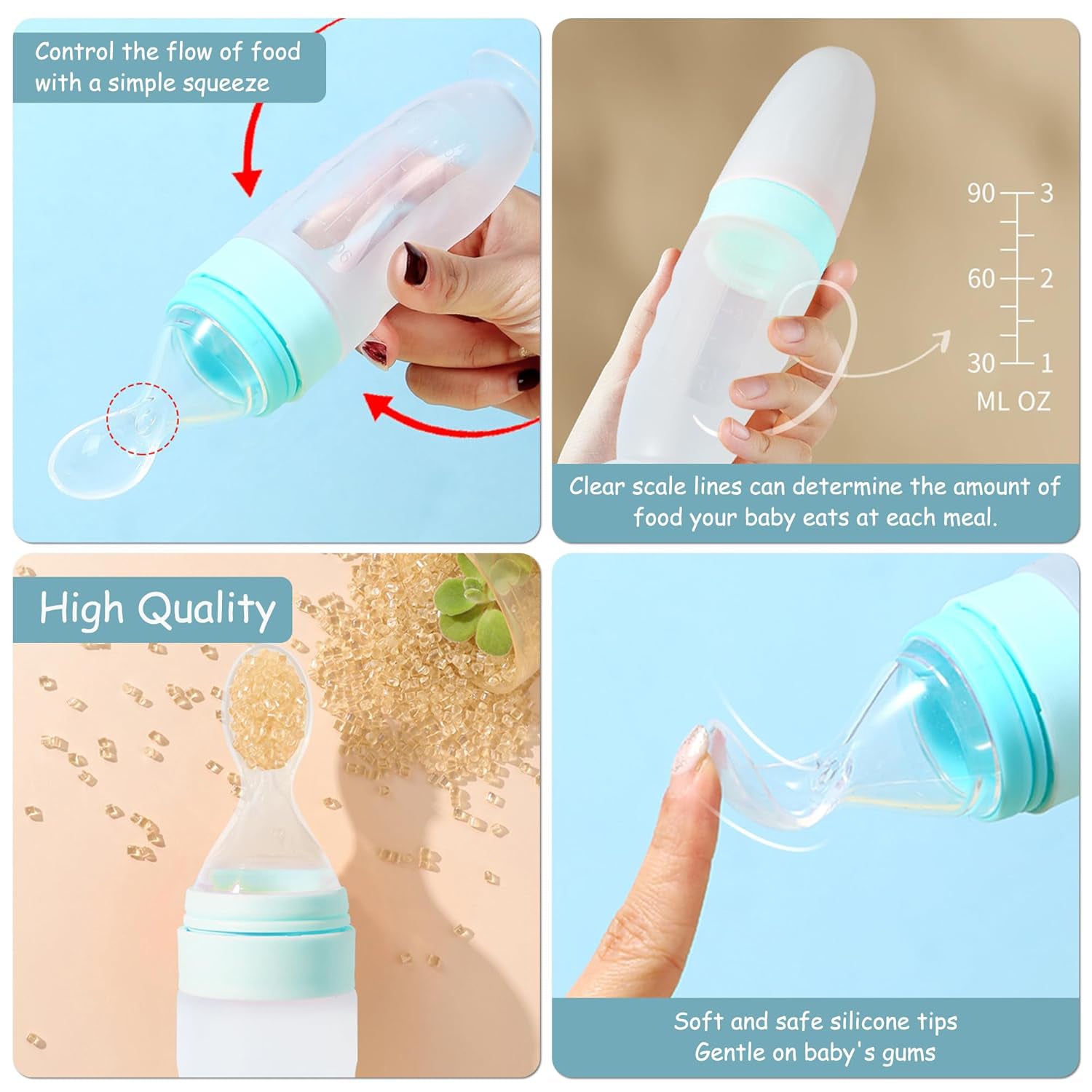 kidonex Baby Squeeze Spoon Feeder