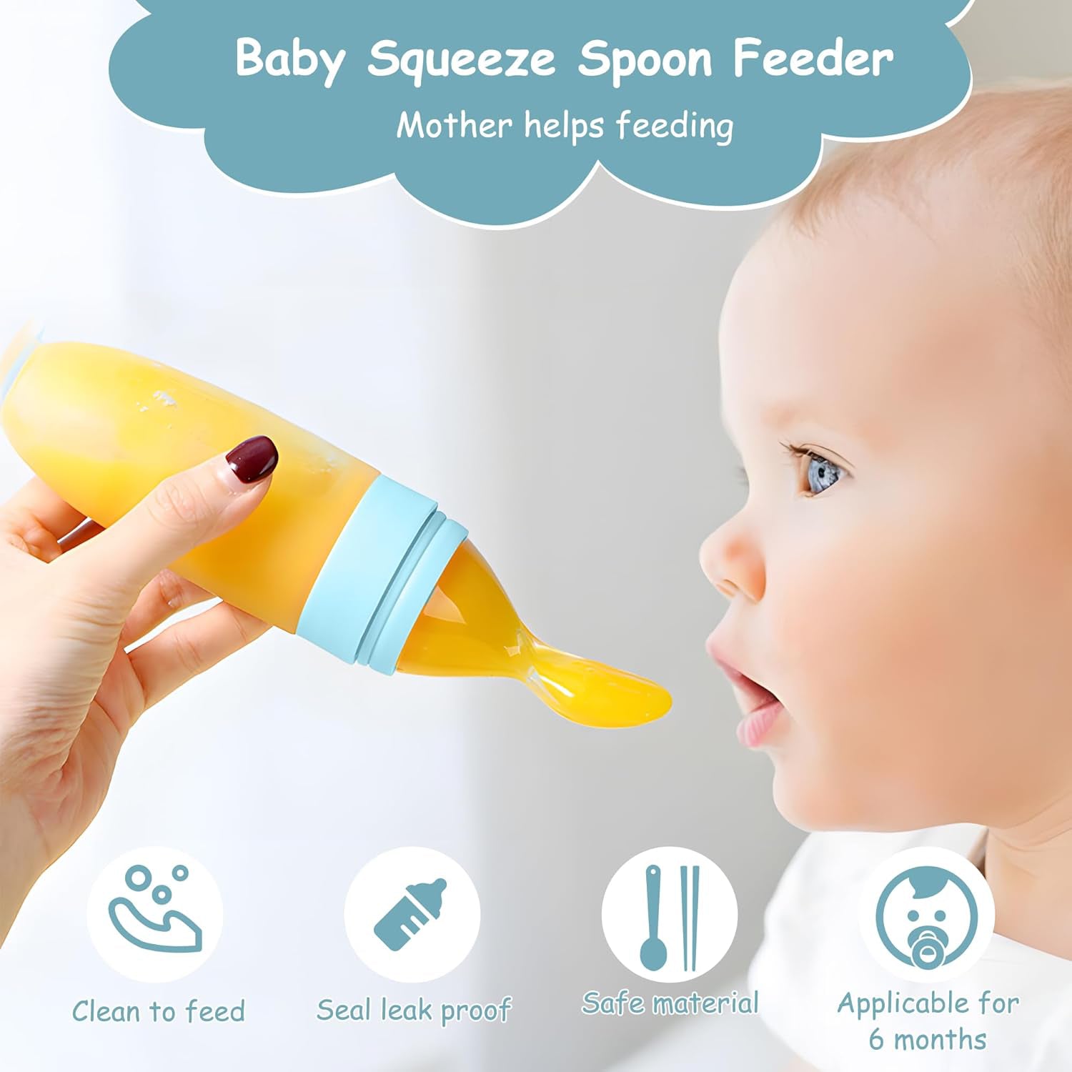 kidonex Baby Squeeze Spoon Feeder