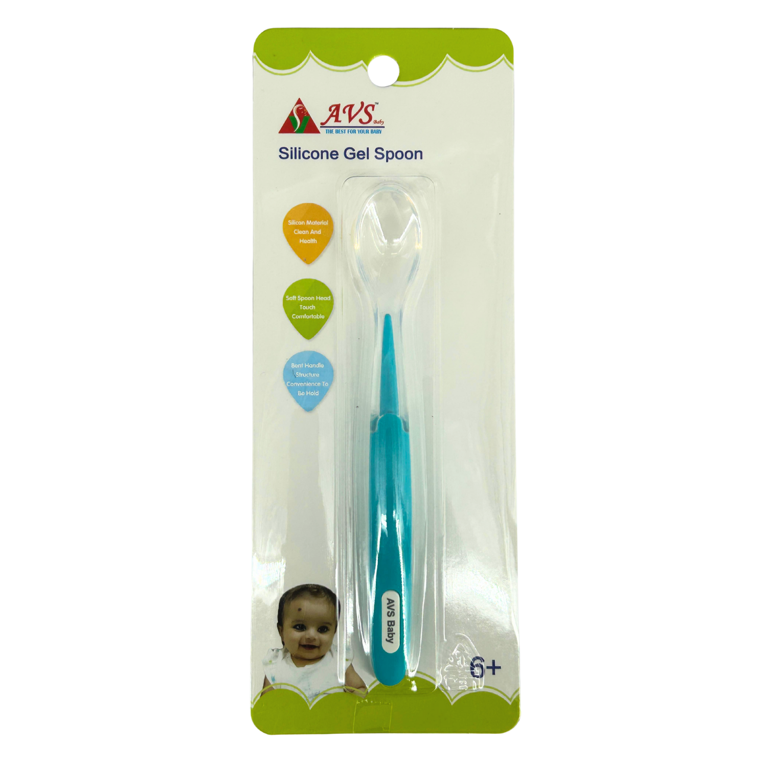 kidonex Silicone Gel Baby Feeding Spoon