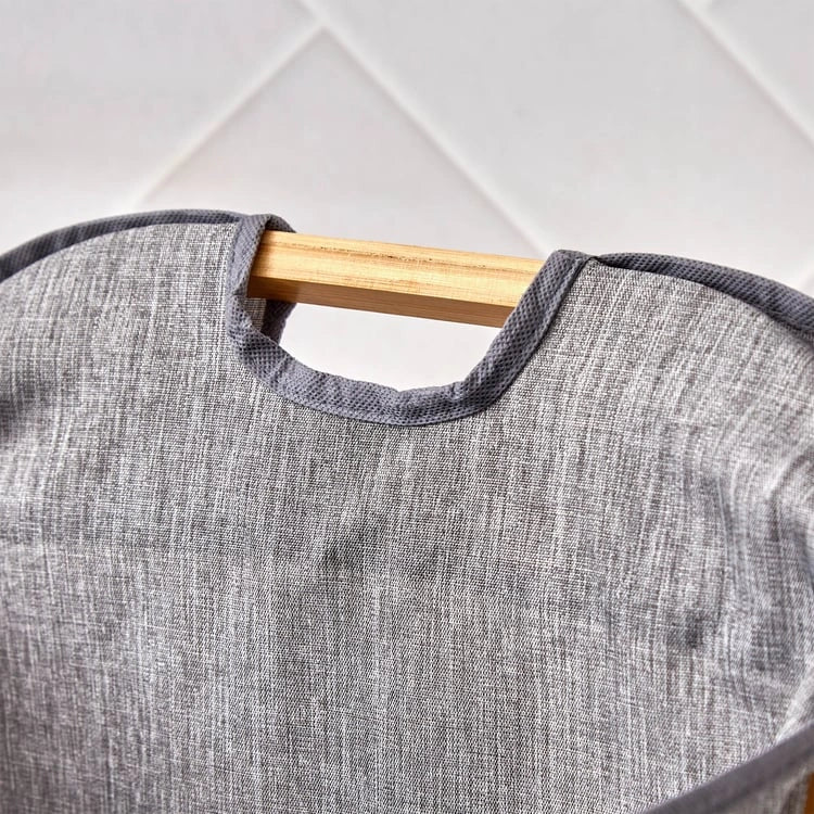 kidonex Foldable Laundry Basket - Bamboo Frame Portable Handles