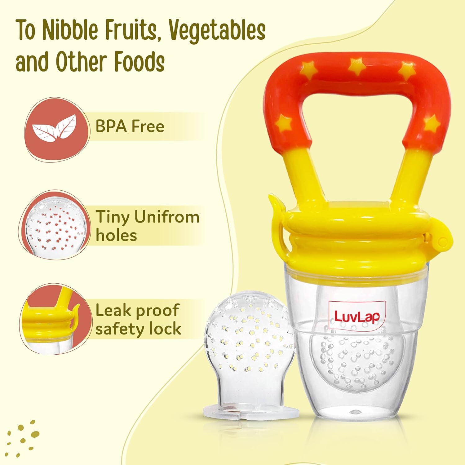 kidonex Baby Fruit & Food Feeder cum Teether