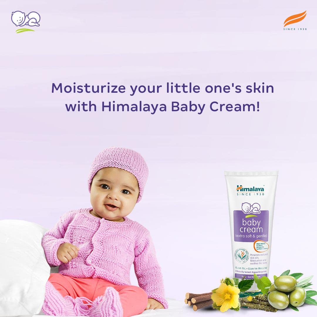 Himalaya Baby Cream | Extra Soft & Gentle | #1 Pediatrician Prescribed Brand