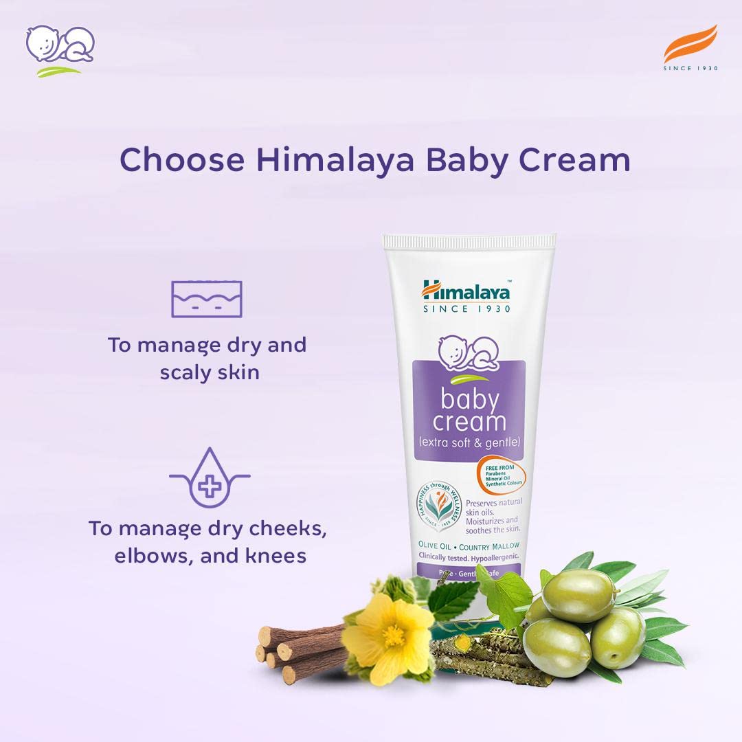 Himalaya Baby Cream | Extra Soft & Gentle | #1 Pediatrician Prescribed Brand
