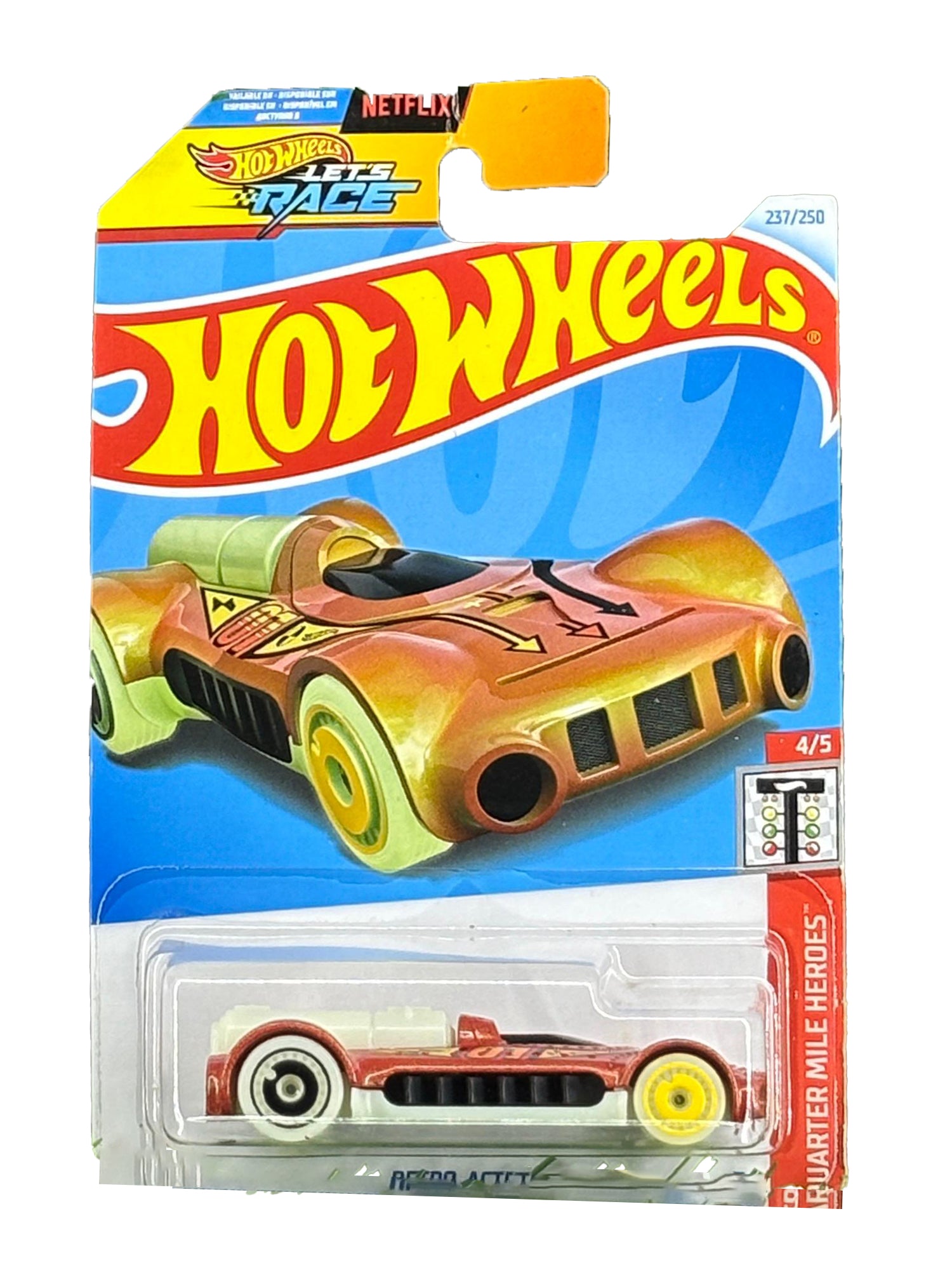 kidonex Hot Wheels Netflix 'Hot Wheels Race' Quarter Mile Heroes Baja Beetle Die