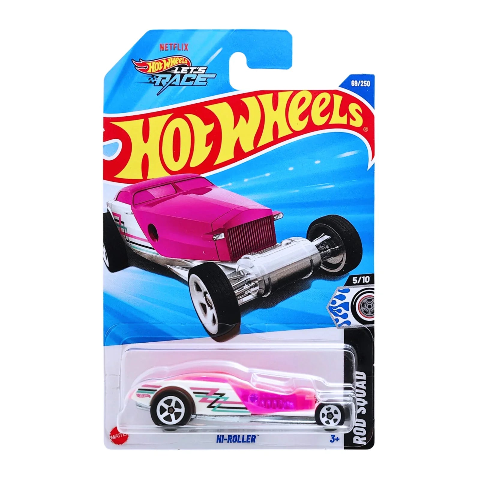 kidonex Hot Wheels Hi-Roller – Rod Squad Series (5/10) 2025 Die-Cast Toy Car