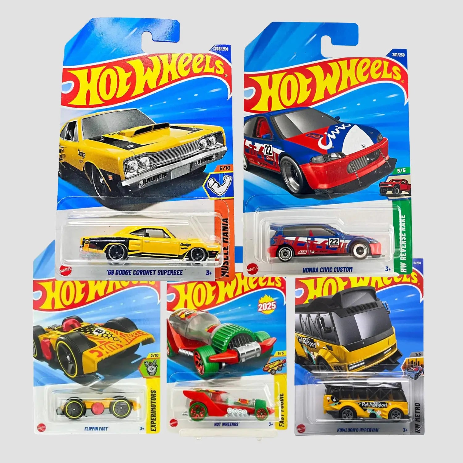 Hot Wheels - Set of 5